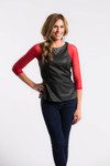 Basic 3/4 Length Red Mesh Sleevey Wonders