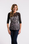Halter 1/2 Sleeve Black Mesh Sleevey Wonders