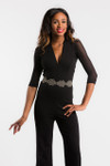 Halter 1/2 Sleeve Black Mesh Sleevey Wonders