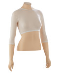 Halter 1/2 Sleeve Ivory Mesh Sleevey Wonders
