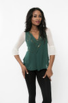 Bell 3/4 Sleeve Ivory Mesh Sleevey Wonders