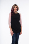 Basic 3/4 Length Blush Mesh Sleevey Wonders