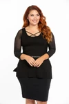 NEW Turnaround Top Black Jersey Modal - Plus Size