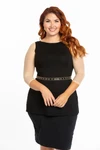 NEW Turnaround Top Black Jersey Modal - Plus Size