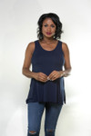 NEW Turnaround Top Navy Jersey Modal