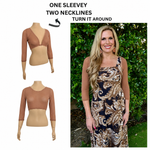 Basic 3/4 Length Brown Mesh Sleevey Wonders