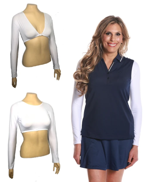 Basic Long Sleeve White SPF Jersey Sleevey Wonders