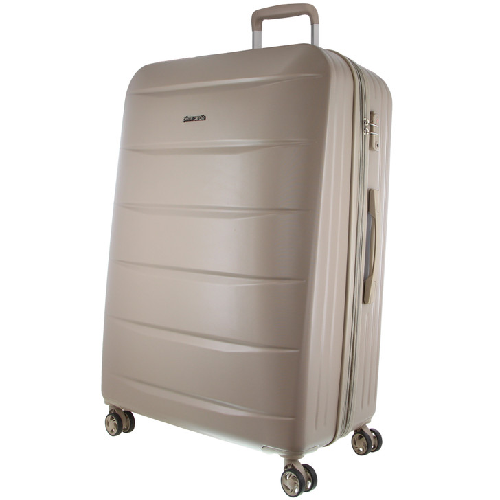  Pierre Cardin 54cm Cabin Hard-Shell Suitcase in Latte