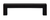Halifax Collection - Matte Black Pull 3-3/4 in
