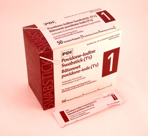 PDI - PDI S42050 - BX/50 PVP POVIDONE-IODINE SWABSTICKS
