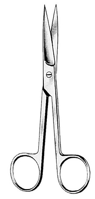 AMG - AMG 570-136 - EA/1 SURGICAL O.R SCISSOR 5.5" STRAIGHT SHARP-SHARP S/S FLORR QUALITY