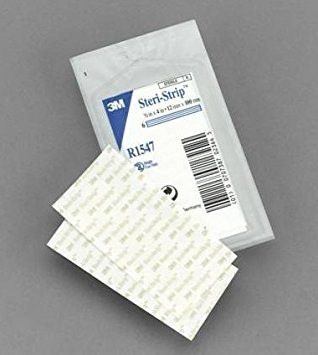 Solventum - A3M R1547 - BX/50 STERISTRIP REINFORCED SKIN CLOSURE 1/2IN X 4IN