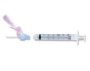 Becton Dickinson - BD 305782 - PK/50 BD ECLIPSE SAFETY SYRINGE W/ NEEDLE 3cc 23g x 1"