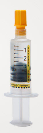 Becton Dickinson - BD 306423 - BX/30 SYRINGE FLUSH IV POSIFLUSH 3ml w/ HEPARIN (100 UNITE)