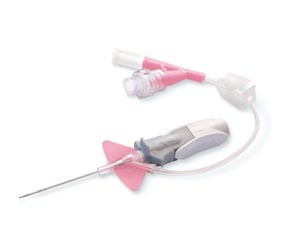 Becton Dickinson - BD 383537 - BX/20 NEXIVA CLOSED IV CATHETER 20G X 1.25" W/ DUAL PORT PINK