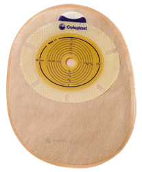 Coloplast - COL 15403 - BX/10 SENSURA 1-PIECE CONVEX LIGHT OPAQUE CLOSED POUCH, CUT-TO-FIT UP TO 1 1/4IN (33MM)