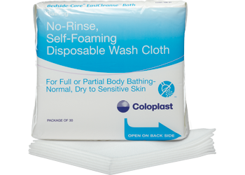 Coloplast - COL 7056 - PK/5 BEDSIDE CARE EASICLEANSE SELF FOAMING DISPOSABLE WASHCLOTH, LATEX FREE