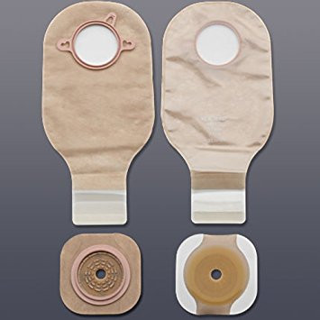 Hollister - HOL 19003 - BX/5 NEW IMAGE 2-PIECE OSTOMY DRAIN KIT W/FLEXWEAR BAR & LOCK-N-ROLL CLOS 2 1/4" FLANGE 1 3/4" STOMA
