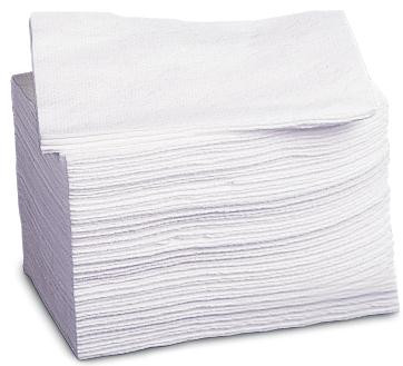 Medline NON260506 Deluxe Dry Disposbale Washcloths,White,10"x13" CS 500/CS