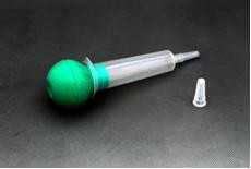 Amsino - AS 011 - EA/1 AMSINO BULB IRRIGATION SYRINGE CATH TIP W/CAP LATEX FREE STERILE 60CC 5CC GRADUATION
