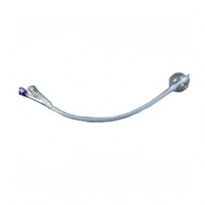 Amsino - AS 42016 - BX/10 AMSURE 2-WAY SILICONE-COATED FOLEY CATHETER 16FR 30cc STERILE LATEX SMOOTH LARGE EYES