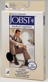 BSN - BSN 115258 - PR/1 JOBST MEDICAL LEG WEAR, MEN, KNEE HIGH, RIBBED, 30-40MMHG, MD TALL, NAVY, CLOSED TOE