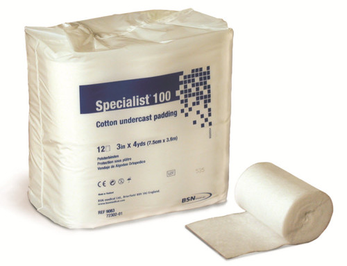 BSN - BSN 7230201 - BG/12 SPECIALIST 100 COTTON CAST PADDING 7.5CM X 3.7M