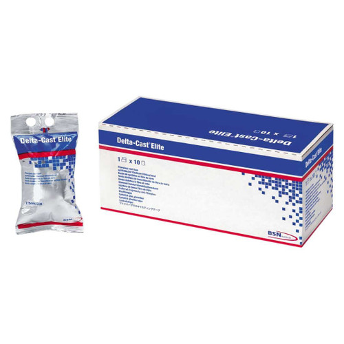 BSN - BSN 7345702 - BX/10 DELTA-CAST ELITE POLYESTER CAST TAPE 10CM X 3.6M, MIXED COLORS