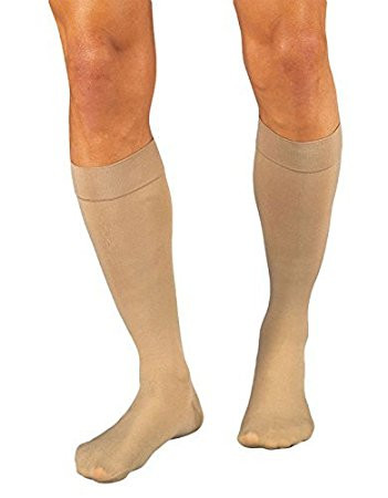 BSN - BSN 7524623 - PR/1 JOBST ULTRASHEER WOMEN, THIGH HIGH W/SIL LACE BAND, 30-40MMHG, MD, HONEY, CLOSED TOE