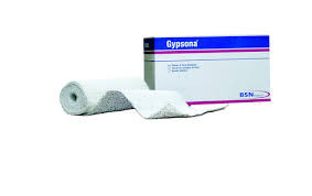 BSN - BSN LPL63 - BX/12 GYPSONA PLASTER OF PARIS BANDAGE 15CM X 2.7M, EXTRA FAST SETTING (2 MINUTES)
