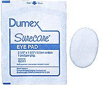 Derma Science - DUP 82911 - BX/25 SURECARE EYE PADS OVAL 2 5/8IN x 1 5/8IN, STERILE