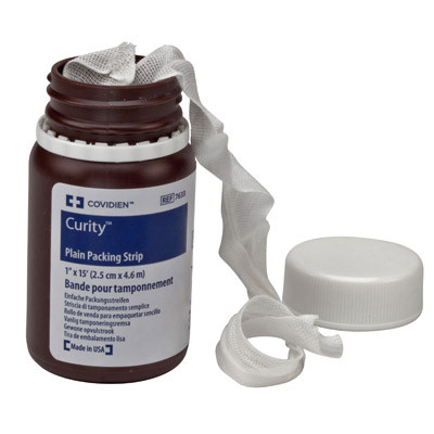 Covidien / Medtronic - KND 7633 - EA/1 CURITY PACKING STRIPS,PLAIN 1" X 5YDS