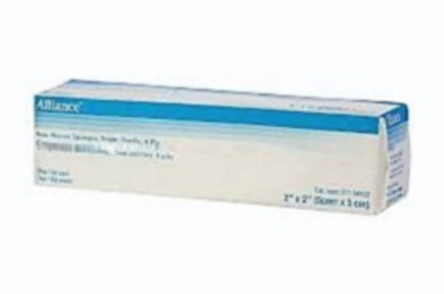 Medical Mart 94122 NON-WOVEN GAUZE SPONGES 2" x 2", 4-PLY, NON-STERILE, PK/200