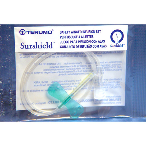 Terumo Company - TER SVS23BL - BX/50 SURFIELD WINGED INFUSION SET 23GA, 3/4" NEEDLE LENGTH, 12" TUBING LGTH, ULTRA THIN WALL