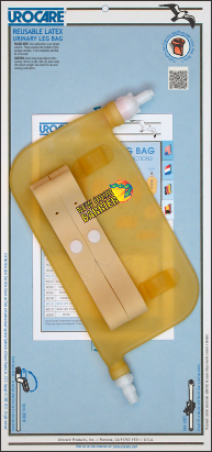 Urocare - URO 9516 - EA/1 REUSABLE URINARY LEG BAG, SPORT RIGHT, SIZE 16 OZ (LARGE)