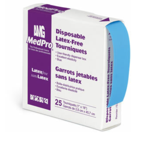 AMG - AMG 118-782 - EA/1 MEDPRO TOURNIQUET, LATEX FREE, DISPOSABLE. ROLL.