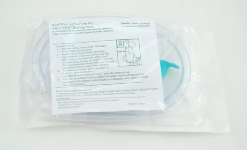 Bard - BRD 150181N - EA/1 32OZ LEG BAG LATEX-FREE 18IN EXTENSION TUBING 2 FABRIC LEG STRAPS