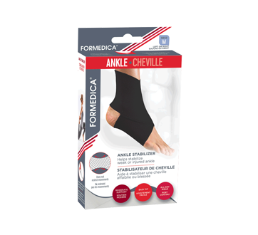 FORMEDICA - FOR 9232 - EA/1 ANKLE STABILIZER, MEDIUM, BLACK