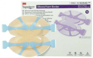 Solventum - A3M 90646 - BX/5 TEGADERM SILICONE FOAM BORDER HEEL & CONTOUR 15cm x 15cm