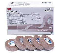 Solventum - A3M 1533-0 - BX/24 TAPE MICROPORE 1/2IN X 10YD TAN