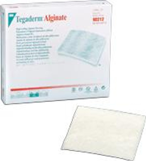 Solventum - A3M 90212 - BX/10 DRESSING CALCIUM ALGINATE FIBER HIGH GEL 4 X 4IN TEGADERM