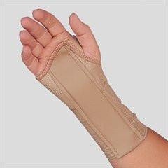 Airway - AIR 0033L-XL - EA/1 CHAMPION MEDIUM ELASTIC WRIST SPLINT LEFT HAND XL (8 3/4 - 10 1/2") PADDED CLOSURE BEIGE
