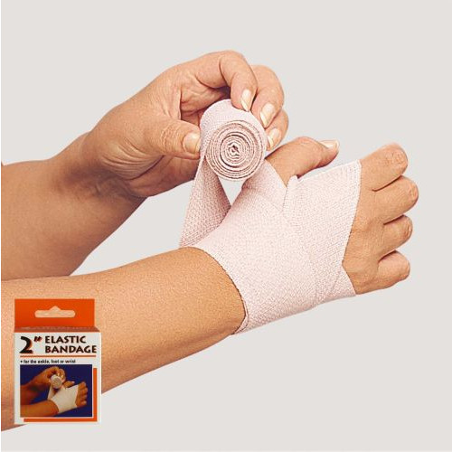 Airway - AIR 0122 - EA/1 CHAMPION ELASTIC BANDAGE 2" ANKLE/FOOT/WRIST NEUTRAL W/ 2 FASTENERS WASH & REUSE