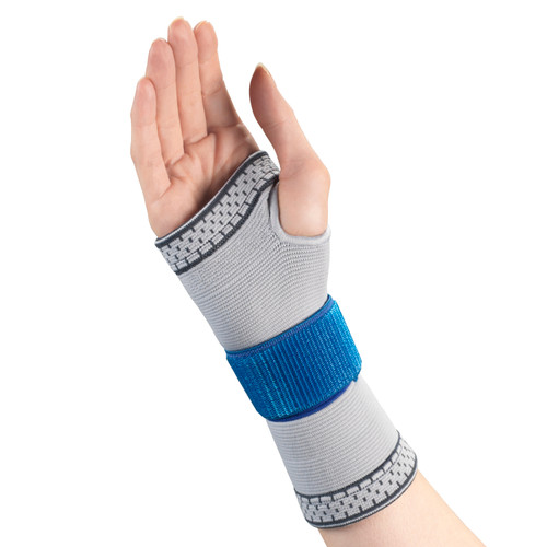 Airway - AIR 0438-XS - EA/1 ELASTIC WRIST SUPPORT, LIGHT GREY, X-SMALL