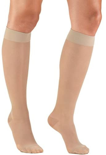 Airway - AIR 1773ND-2L - PR/1 TRUFORM LADIE'S LITES SUPPORT KNEE HIGH CLOSE TOE 15-20MMHG NUDE 2 X-LARGE
