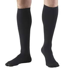 Airway - AIR 1942BL-L - PR/1 TRUFORM MEN'S 8-15MMHG DRESS-STYLE KNEE-HIGH LARGE (10 1/2 - 12 SHOE) BLACK COMPRESSION SOCK LA