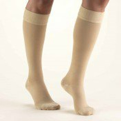 Airway - AIR 1942TN-L - PR/1 TRUFORM MEN'S 8-15MMHG DRESS-STYLE KNEE-HIGH LARGE (10 1/2 - 12 SHOE) TAN COMPRESSION SOCK LATE