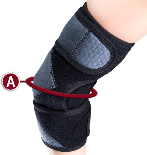Airway - AIR 2429-S - EA/1 OTC ELBOW SUPPORT WRAP, MINIMUM SUPPORT, BLACK, SMALL (7.75-9.75")