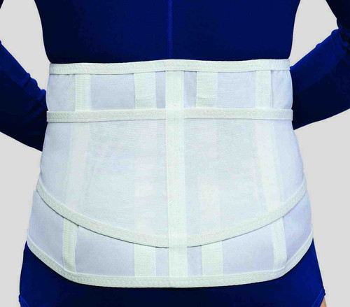 Airway - AIR 2884-XL - EA/1 OTC MAXIMUM LIGHTWEIGHT LUMBOSACRAL SUPPORT XL(44-50IN) 7" FRONT/11" BACK WHITE LATEX-FREE