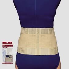 Airway - AIR 2892-S - EA/1 OTC PETITE MEDIUM LUMBOSACRAL SUPPORT S (29-32") 9" BACK 6" FRONT HINGED-ELASTIC WHITE W/ FLEXI